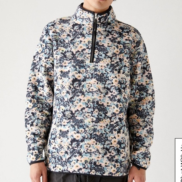 PacSun Half-Zip Pullover Sweatshirt men S multicolor soft comfy casual outdoor - Picture 1 of 10